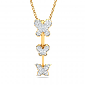 Triple Butterfly Pendant