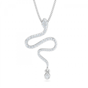 Sleek Serpent Pendent