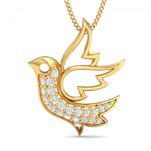 Hertha Diamond Bird Pendant