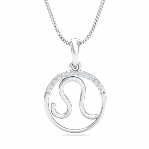 Leo Zodiac Gold Pendant