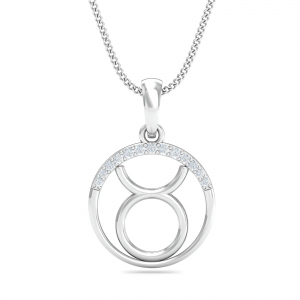 Taurus Zodiac Gold Pendant