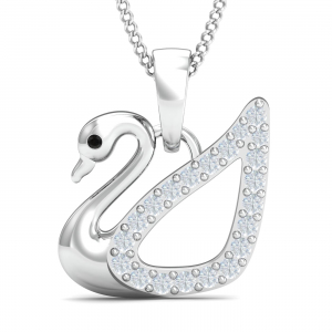 Dainty Swan Pendant