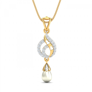 Belle Leaf Shaped Pendant