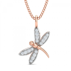 Dainty Dragonfly Pendant