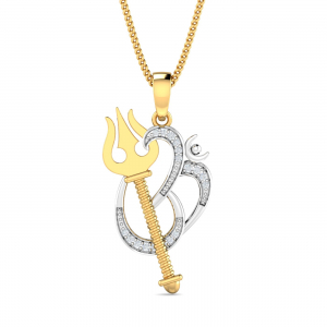 Om Shiv Trishul Pendant