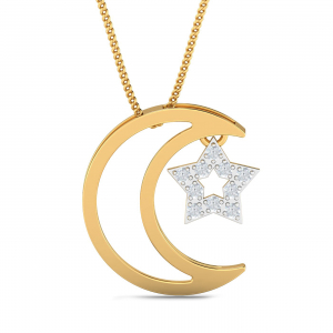 Moon & Star Pendant