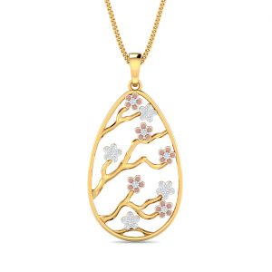 Bloom Enamel Pendant