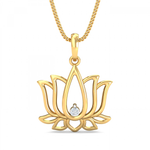 Kamal Gold Pendant