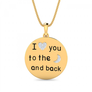 Love-U-2-The-Moon-&-Back Pendant