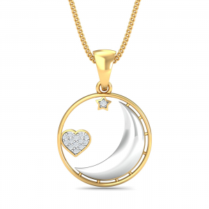 Sun&Moon Proposal Pendant