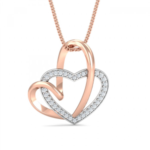 Interwoven Heart Pendant