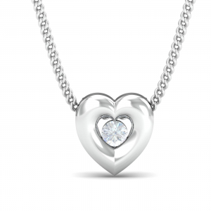 Minimal Heart Pendant