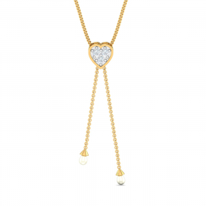 Esty Heart Pearl Pendant