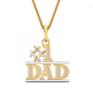 No.1 Dad Pendant