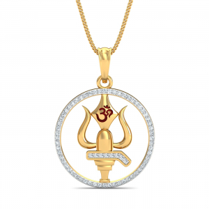 Shiva Diamond Pendant
