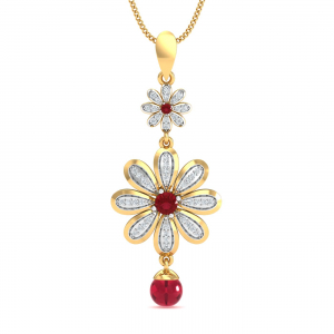 Eclatant Ruby Pendant