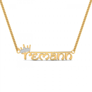 Remann Crown Name Pendant