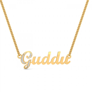 Guddu Name Pendant