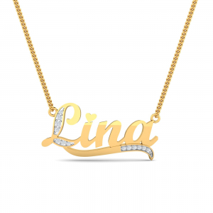 Lina Underline Name Pendant