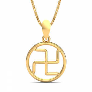 Sauwastika Gold Pendant