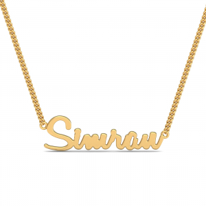 Simran Dainty Name Pendant