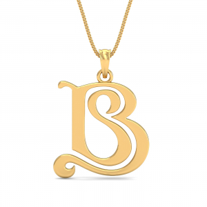 Swan BS Gold Pendant