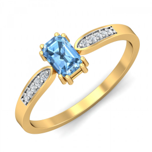 Meridian Aquamarine Ring