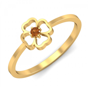 Fianza Citrine Ring