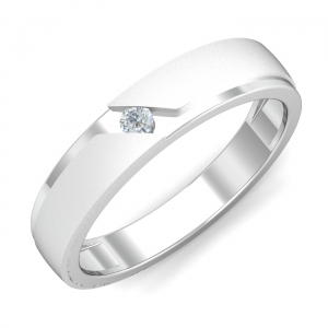 Sparkle Men's Solitaire Band