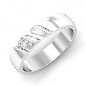 Zig Zag Couple Band for Her
