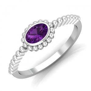 English Amethyst Ring