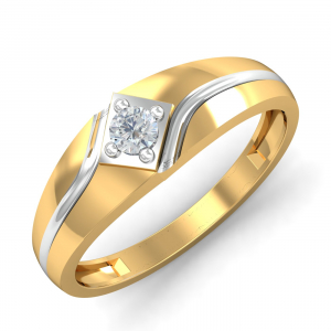 Aleeza Solitaire Men's Ring