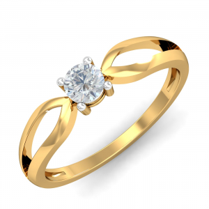 Solitaire Pride Ring