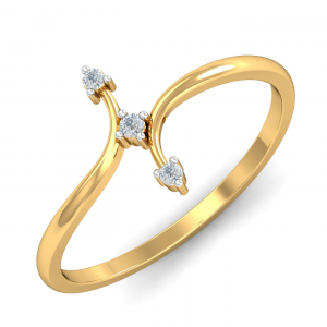 Triple Star Ring