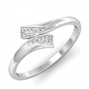 Trendy Glittery Ring
