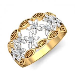 Chunky Floral Ring