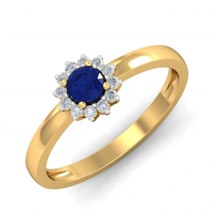 Royal Blue Sapphire Ring