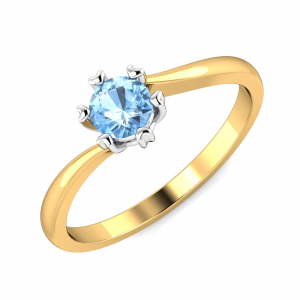 Classic Aquamarine Ring