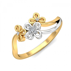 Stacks Floral Ring