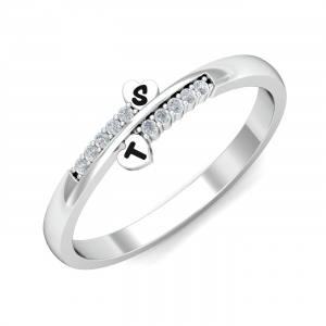 Personalized Initials Ring