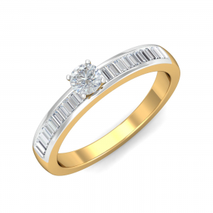 Baguette Solitaire Ring