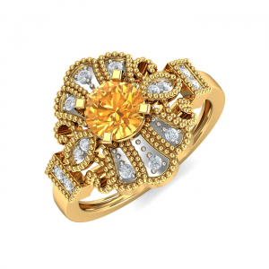 Zuria Citrine Ring