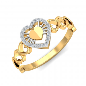Framed Heart Ring