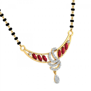 Aakarshan Ruby Mangalsutra
