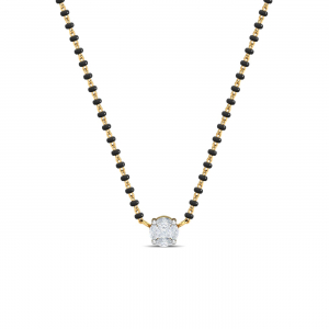 8 mm Solitaire Mangalsutra