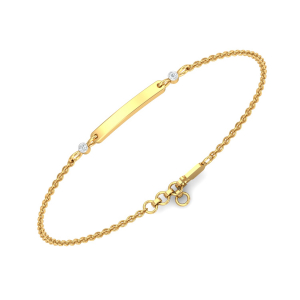 Long Bar Chain Bracelet