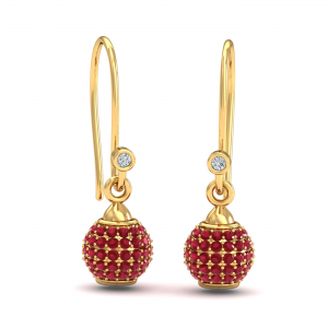 Utsav Changeable Ruby Earrings
