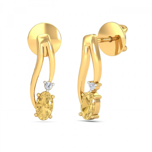 Fantasy Yellow Topaz Earrings