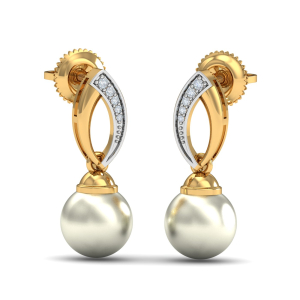 Oval Pearl Dangles