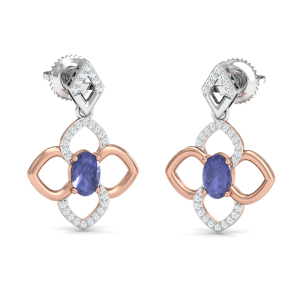 Posy Blue Spinel Earrings
